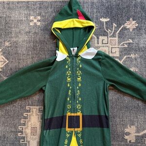 Elf Pajama PJs Costume Kids Small